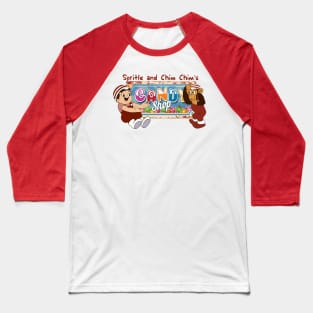 Spritle and Chim Chim's Candy Shop Baseball T-Shirt